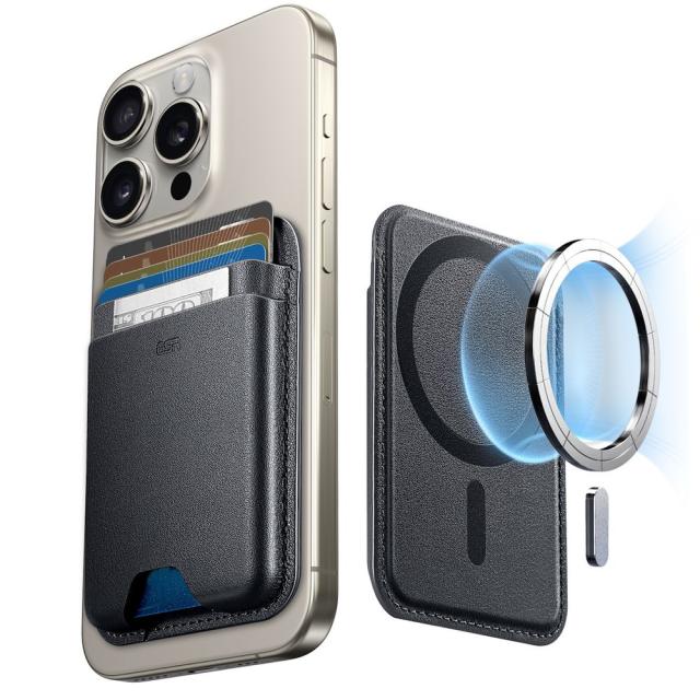 他サイト： ESR 2K6380163 スマホ用MagSafeカードケース 磁気吸着ウォレットBoost HaloLock(Midnightの商品画像