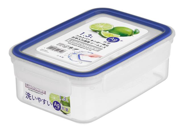 他サイト： 岩崎工業 A-2174BN 食品保存容器 1.3L ブルーナチュラルLustroware イージーケア[A2174BN] 返品種の商品画像