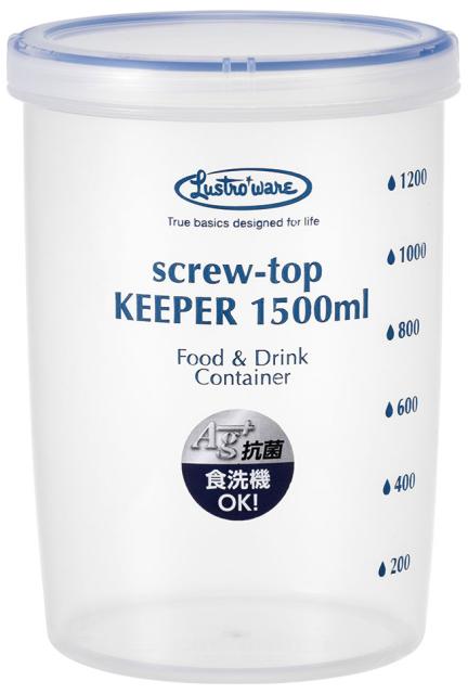 他サイト： 岩崎工業 スクリュートップキーパー(1500深/ナチュラル) スクリュートップキーパー 1500深 ナチュラル B-2276KNの商品画像