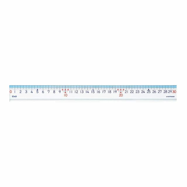 他サイト： クツワ HS30A 算数定規(30cm)kutsuwa[HS30A] 返品種別Aの商品画像