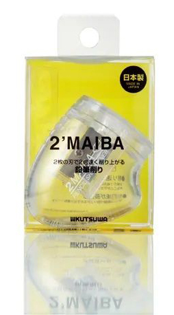 他サイト： クツワ RS030CL 透明鉛筆削り 2枚刃鉛筆削りkutsuwa[RS030CL] 返品種別Aの商品画像