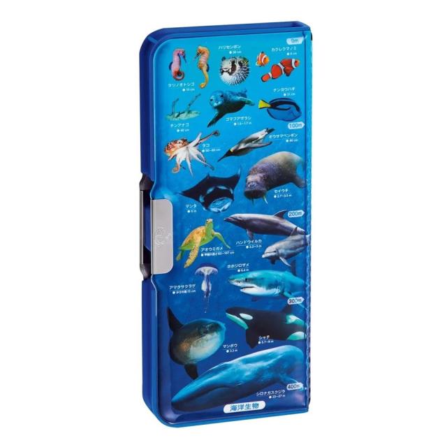 他サイト： クツワ SF022 学べる2ドア筆入(海洋生物)kutsuwa[SF022] 返品種別Aの商品画像