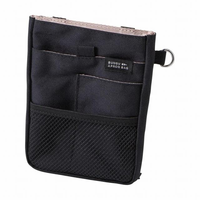 他サイト： クツワ BE023BK 文具エプロンバッグ ミニ(ブラック)kutsuwa[BE023BK] 返品種別Aの商品画像