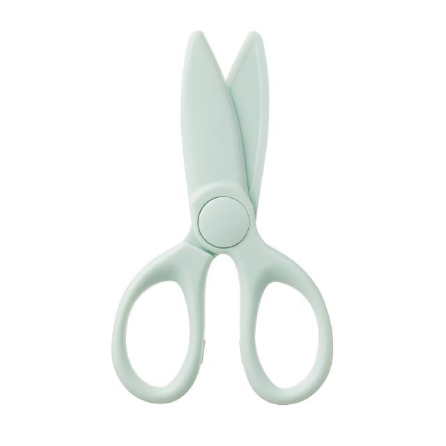 他サイト： コクヨ ハサ-500LG 幼児ハサミ コクヨのはじめてハサミ(パステルミント)[ハサ500LG] 返品種別Aの商品画像