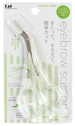 他サイト： 貝印 KQ3030 クシ付きマユハサミDX(クリア)[KQ3030] 返品種別Aの商品画像