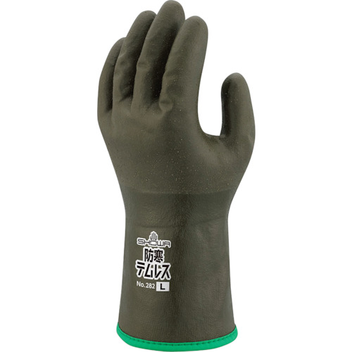 他サイト： ショーワグローブ NO282-3LOG 防寒手袋 No282防寒テムレス オリーブグリーン(3Lサイズ)SHOWA[NO2823の商品画像