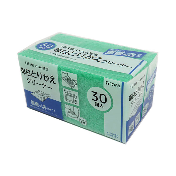 他サイト： 東和産業 #13054(トウワ) KR毎日取替えクリーナー重曹入(30個入)[13054トウワ] 返品種別Aの商品画像