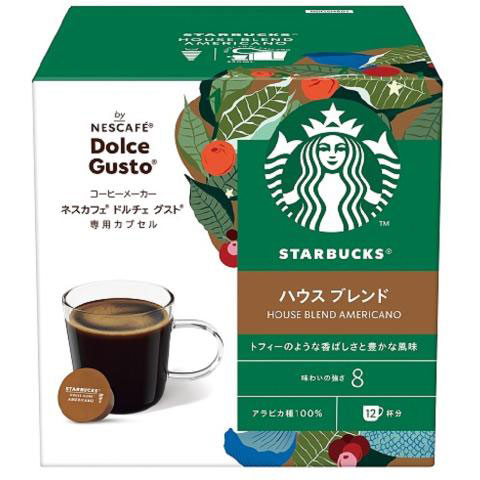 他サイト： ネスレ ネスカフェ ドルチェグスト専用カプセル スターバックス ハウスブレンド STARBUCKS ハウスブレンド NDGSHAの商品画像