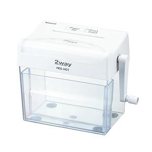 他サイト： ナカバヤシ HES-H01W ハンドシュレッダ(ホワイト)[HESH01W] 返品種別Aの商品画像