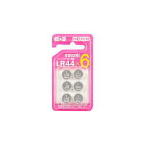 他サイト： マクセル LR44 6BS アルカリボタン電池×6個maxell LR44[LR446BSC] 返品種別Aの商品画像
