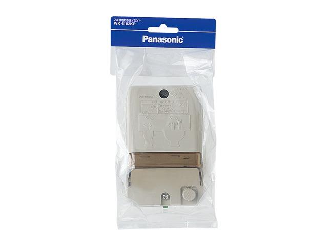 他サイト： パナソニック WK-4102KP フル接地防水コンセントPanasonic[WK4102KP] 返品種別Aの商品画像
