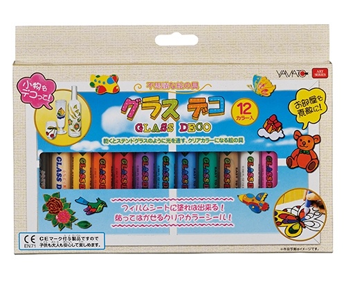 他サイト： ヤマト グラスデコ12カラーセット 【GDS12TN】  返品種別Bの商品画像