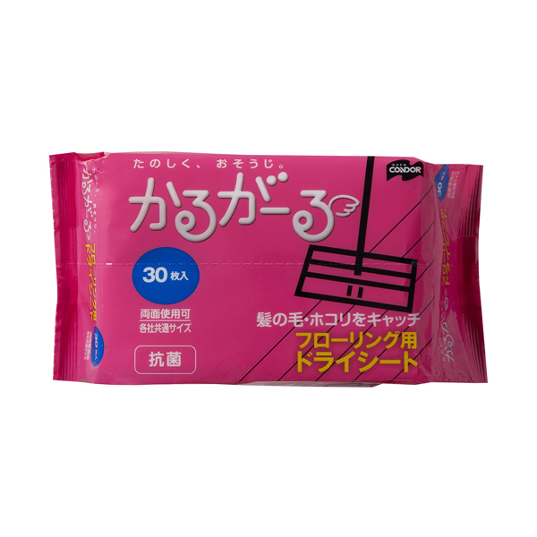 他サイト： コンドル かるがーるフローリング用ドライシート30枚入り フロ-リングヨウドライシ-ト30返品種別Aの商品画像