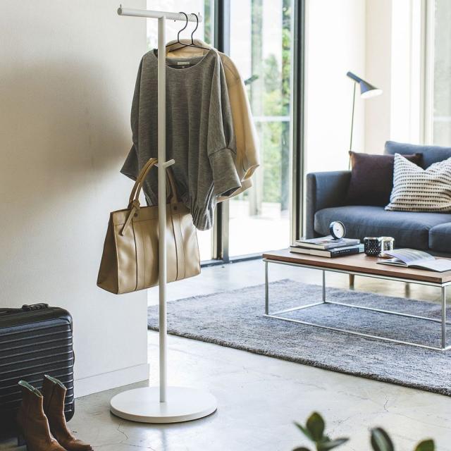 他サイト： 山崎実業 04080(ヤマジツ) ポールハンガー スマート (ホワイト)[04080ヤマジツ] 返品種別Aの商品画像