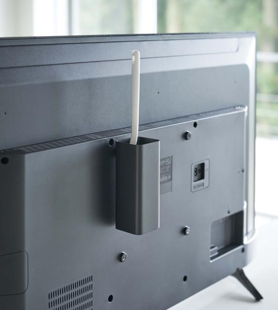 他サイト： 山崎実業 04992 テレビ裏ハンディワイパースタンド スマート(ブラック)[04992ヤマジツ] 返品種別Aの商品画像