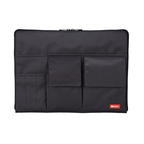 他サイト： リヒトラブ A7554-24 インナーバッグ A4サイズ(黒)バッグ・イン・バッグ[A755424] 返品種別Aの商品画像