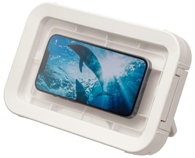 他サイト： リズム 9YY018RH03 スマートフォン用 防水ケース(ホワイト)MAGCASE S (マグケース エス)[9YY018RHの商品画像