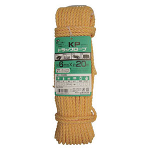 他サイト： ユタカメイク NK620 ロープ KPトラックロープ 6φ×20m[NK620ユタカメイク] 返品種別Bの商品画像