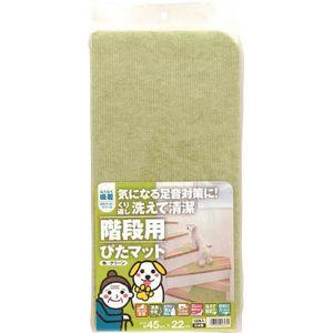 他サイト： ワタナベ工業 K-GR-4522 吸着階段用ぴたマット15枚入(45×22cm・グリーン)[KGR4522] 返品種別Aの商品画像