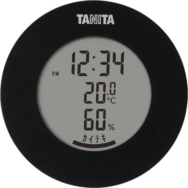 他サイト： タニタ TT-585-BK デジタル温湿度計(ブラック)TANITA[TT585BK] 返品種別Aの商品画像