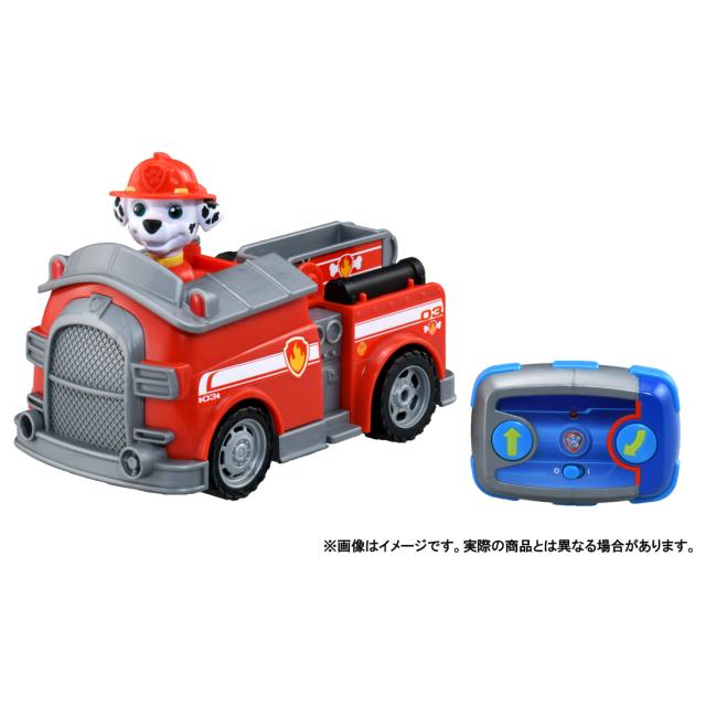 他サイト： タカラトミー パウ・パトロール パウっとそうじゅう!  RCビークル マーシャル ファイヤートラック  返品種別Bの商品画像