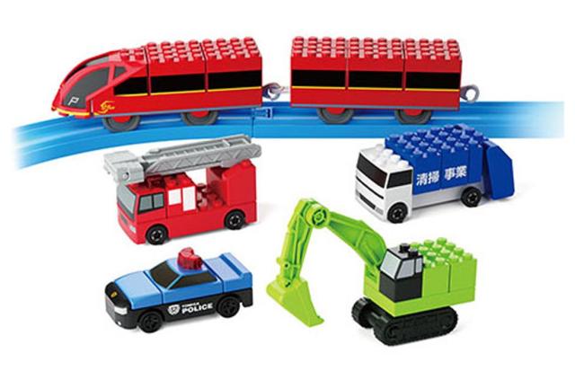 他サイト： タカラトミー トミカ・プラレールブロック エントリーセットトミカ  返品種別Bの商品画像