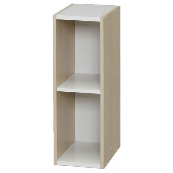 他サイト： アイリスオーヤマ UB-6020(ホワイト) スペースユニット (幅20cm×高さ60cm)(ホワイト/ライトメープル)IRISの商品画像