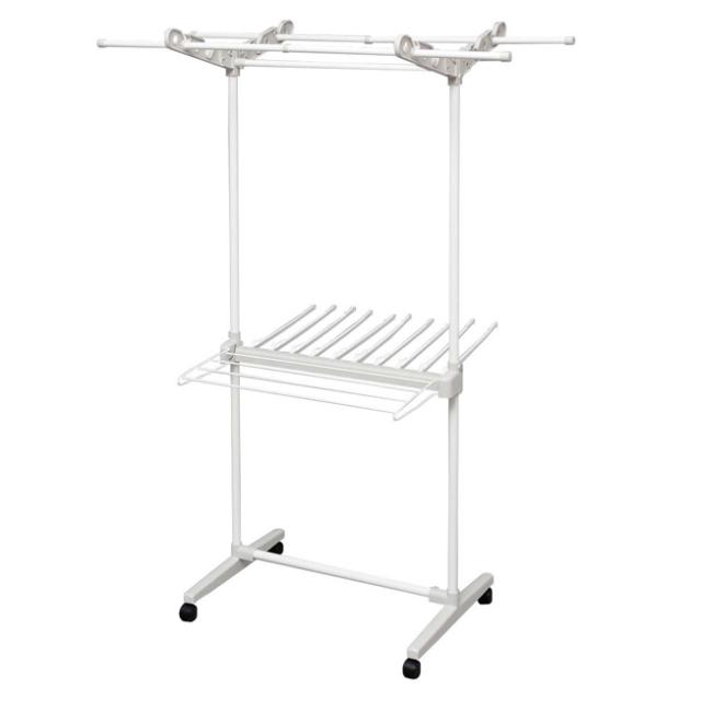 他サイト： アイリスオーヤマ W-700KR 室内物干しIRIS[W700KR] 返品種別Aの商品画像