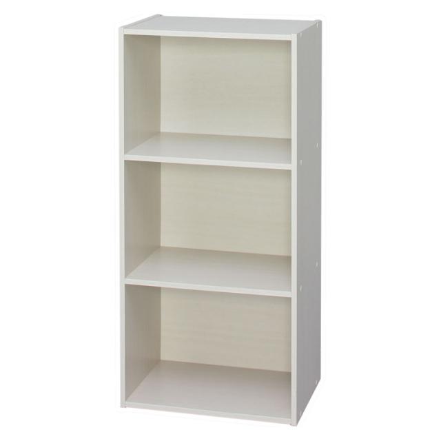 他サイト： アイリスオーヤマ CX-3-OW カラーボックス 3段 (オフホワイト)IRIS CBボックス[CX3OW] 返品種別Aの商品画像