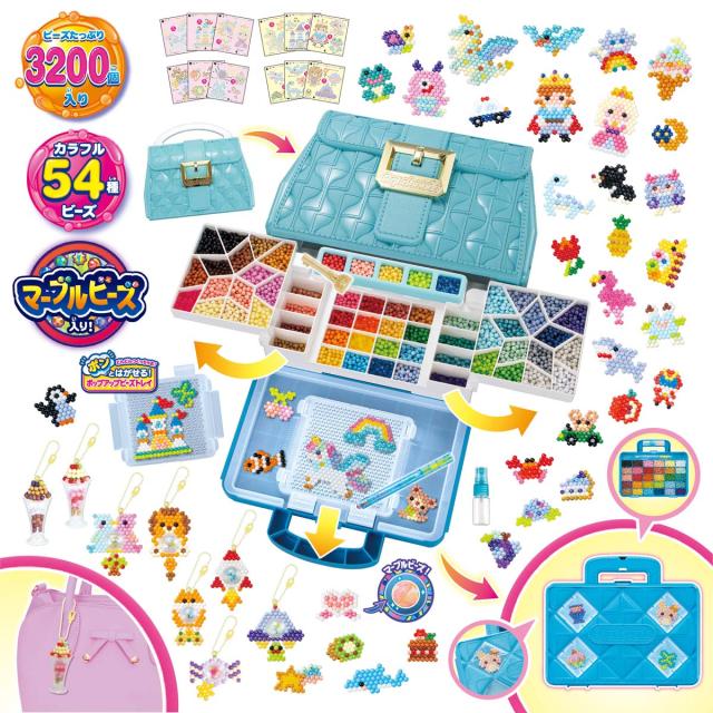 他サイト： エポック社 スーパーアクアビーズ Wバッグ カラフルファクトリーDX【AQ-S101】  返品種別Bの商品画像