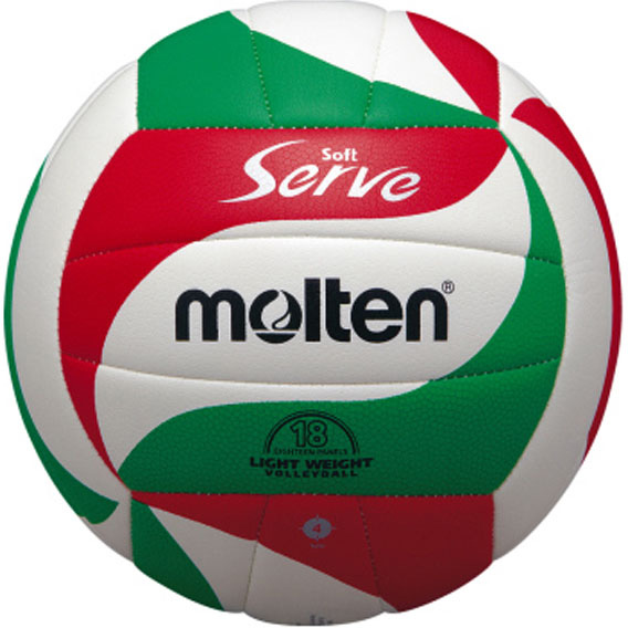 他サイト： モルテン MT-V4M3000L バレーボール 軽量4号球 (人工皮革)Molten ソフトサーブ軽量[MTV4M3000L] の商品画像