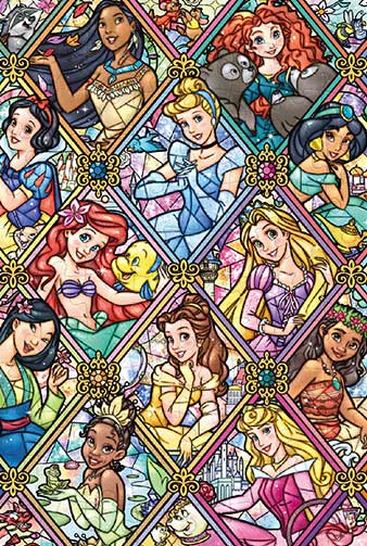 他サイト： テンヨー ディズニープリンセス こどもジグソーパズル ディズニープリンセスがいっぱい!  96ピース【DK-96-369】ジグソの商品画像