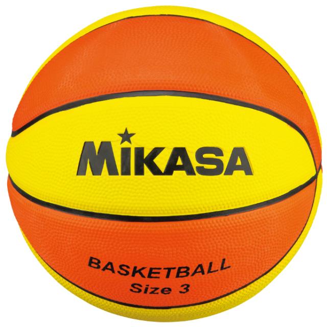 他サイト： ミカサ B3JMR-YO バスケットボール 3号球(ゴム)(イエロー×オレンジ)MIKASA[B3JMRYO] 返品種別Aの商品画像
