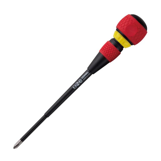 他サイト： ベッセル 2200-2-150 ボールラチェットドライバー 2200 +2×150mmVESSEL[22002150] 返品種別の商品画像