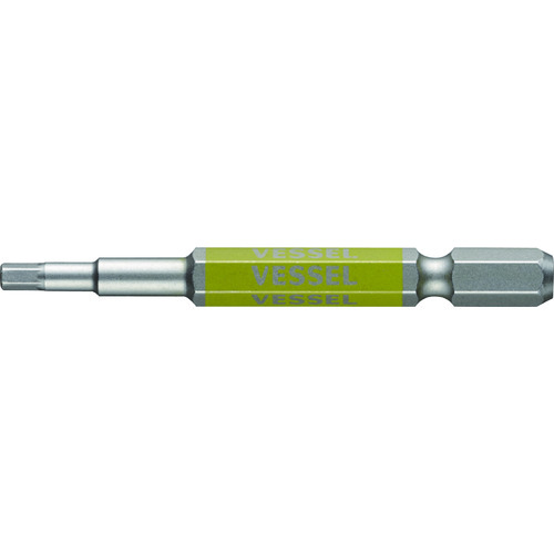 他サイト： ベッセル GSH030S 剛彩ビット (片頭ヘックス) 対辺3×65mmVESSEL[GSH030S] 返品種別Bの商品画像