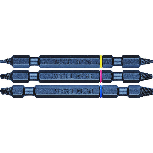 他サイト： ベッセル NEJ-123 ネジはずしビット M3〜M8 NEJ-123[NEJ123ベツセル] 返品種別Bの商品画像