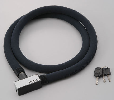 他サイト： デイトナ 97662 ストロンガー スチールリンクロック キーロックタイプシルバー(1800mm)DAYTONA[97662] の商品画像