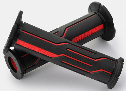 他サイト： デイトナ 98445 GRIPPY GRIP(ブラック×レッド)左右セットDAYTONA GG-D-LINE[98445] 返品の商品画像