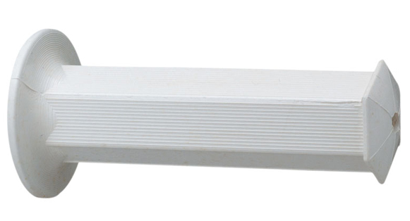 他サイト： キジマ 201-192 ヘキサゴングリップ 標準ハンドル用 (ホワイト/全長130mm )[201192] 返品種別Aの商品画像