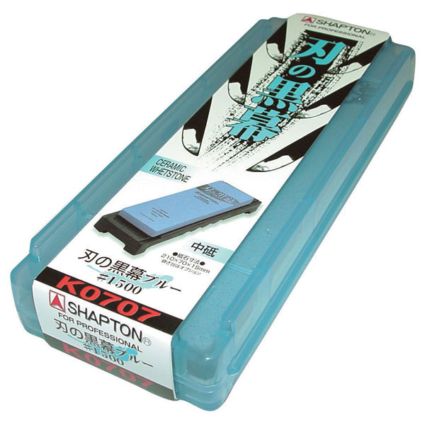 他サイト： シャプトン K0707 砥石 刃の黒幕 #1500 中(ブルー)[K0707シヤプトン] 返品種別Aの商品画像