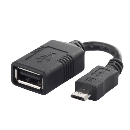 他サイト： バッファロー BSMPC11C01BK USB変換ケーブル 0.1m(microB to A)[BSMPC11C01BK] 返品の商品画像