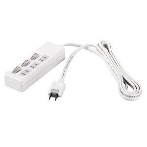 他サイト： バッファロー BSTAPSW2310WH 2ピン式電源タップ雷サージ防止/個別スイッチ付(3個口・ホワイト・1.0m)[BSTAの商品画像