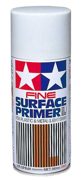 他サイト： タミヤ ファインサーフェイサーL (ライトグレイ)(180ml缶入り)【87064】塗料  返品種別Bの商品画像