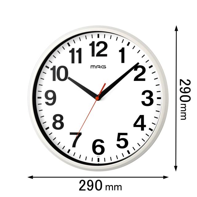 他サイト： ノア精密 掛け時計NOA MAG 掛時計 シューレ W-771WH-Z[W771WHZ] 返品種別Aの商品画像