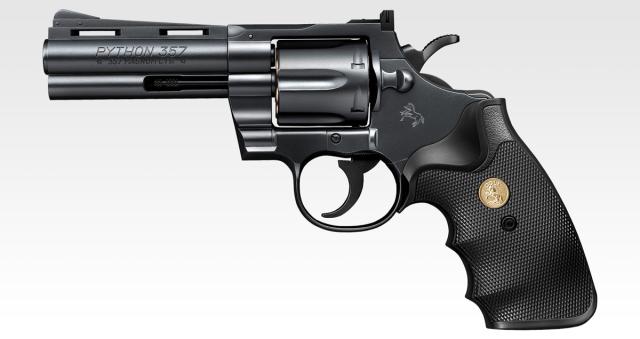 他サイト： 東京マルイ BBエアーリボルバー コルトパイソン.357マグナム 4インチ ブラックモデル【対象年令 10才以上用】エアガン  の商品画像