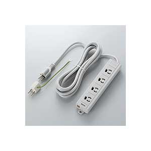 他サイト： エレコム T-ECOH3430NM RoHS対応マグネット付抜け止めタップ(4個口・3.0m)[TECOH3430NM] 返品種の商品画像