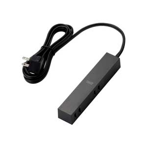 他サイト： エレコム AVT-D3-2415BK デザインタップ 2ピン 4個口 1.5m(ブラック)root(ルオット)[AVTD3241の商品画像