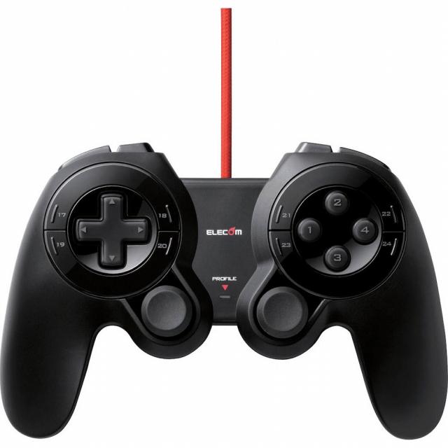 他サイト： エレコム JC-DUX60BK MMO有線ゲームパッド マクロ機能搭載(ブラック)“DUX”(ドゥクス)[JCDUX60BK] の商品画像