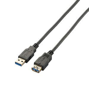 他サイト： エレコム USB3-E20BK USB3.0ケーブル A-A延長タイプ スタンダード 2m(ブラック)[USB3E20BK] 返の商品画像