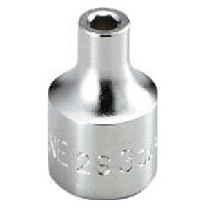 他サイト： TONE 2S-06 ソケット(6角)6mm 差込角6.35mm[2S06] 返品種別Bの商品画像